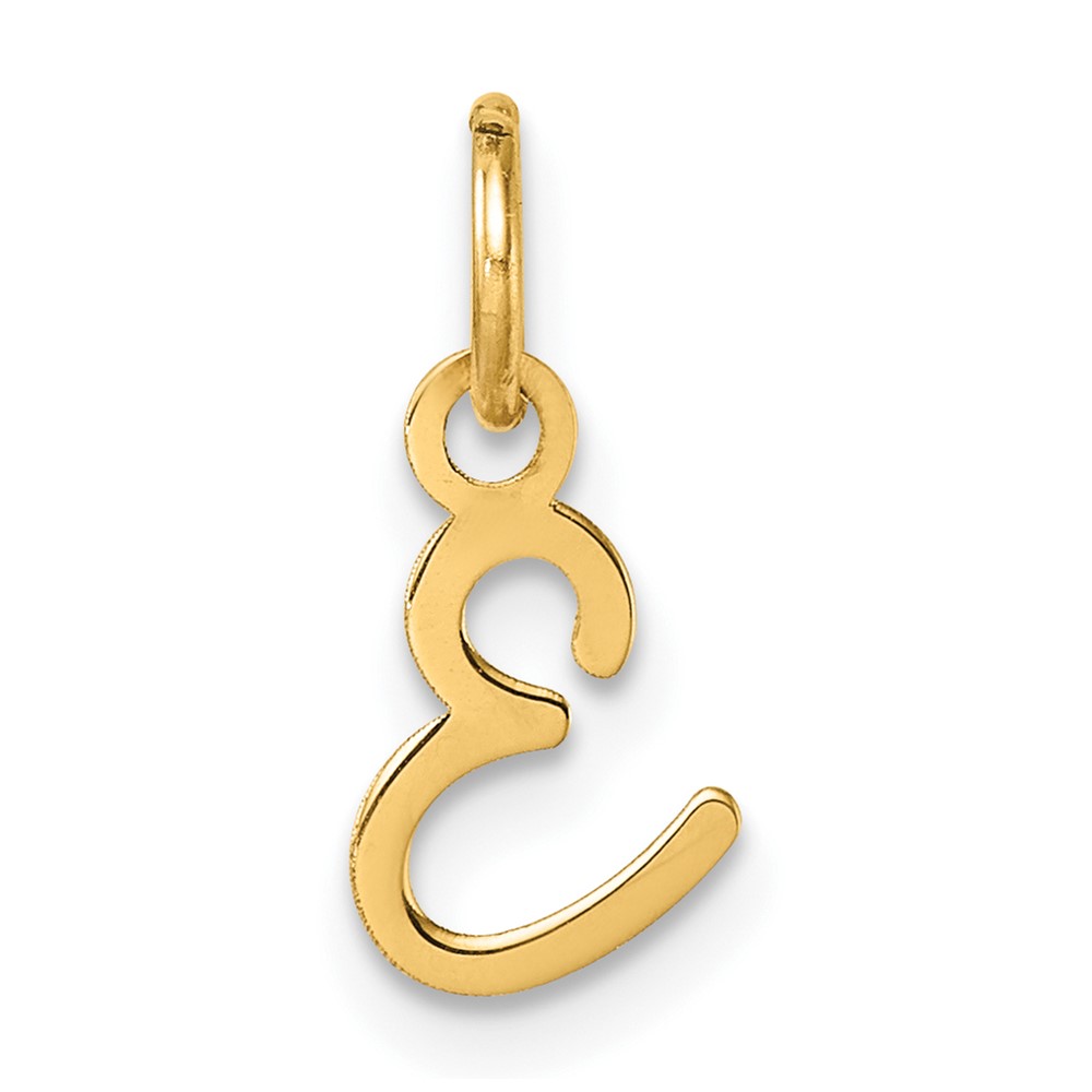 XNA1467Y_E.jpg 14K Uppercase Letter E Initial Charm - Image 1