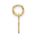 14K Uppercase Letter V Initial Charm - Image 2