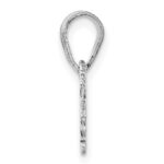 Sterling Silver/Rhodium-plated Virginia State Pendant - Image 2