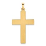 14k Polished Cross Pendant - Image 3