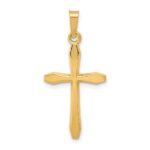 14k Polished Passion Cross Pendant