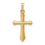 14k Polished Cross Pendant