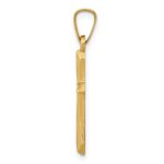 14k Polished Cross Pendant - Image 2