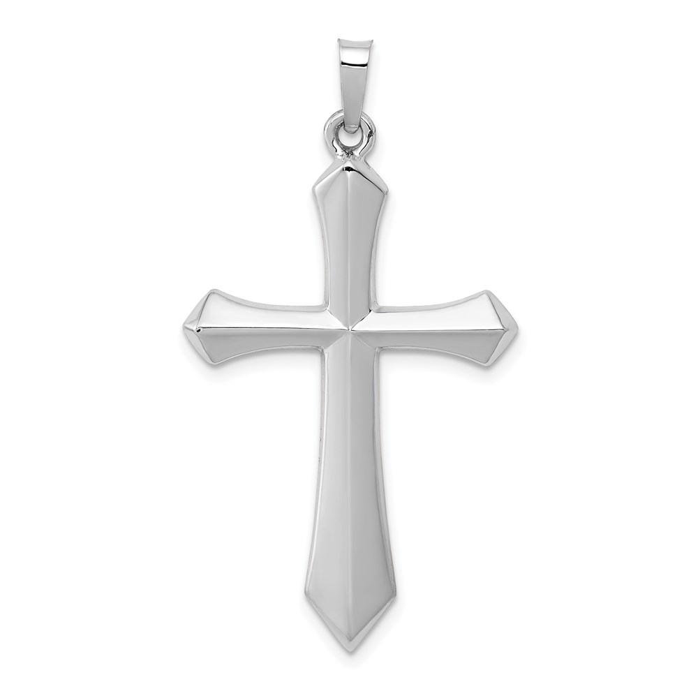 XR1617.jpg 14K White Gold Polished Passion Cross Pendant - Image 1