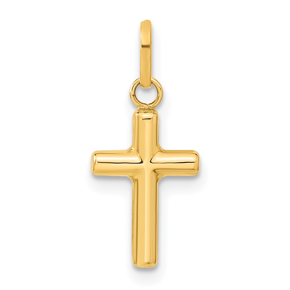 XR165.jpg 14k Hollow Cross Pendant - Image 1