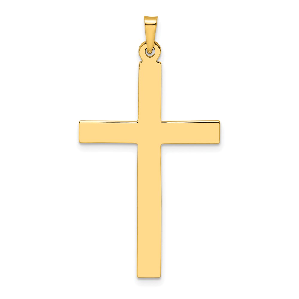 XR1860.jpg 14k Polished Solid Cross Pendant - Image 1