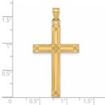14k Cross Pendant - Image 4