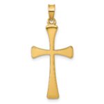 14k Polished Religious Cross Pendant