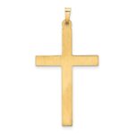 14k Hollow Cross Pendant - Image 4