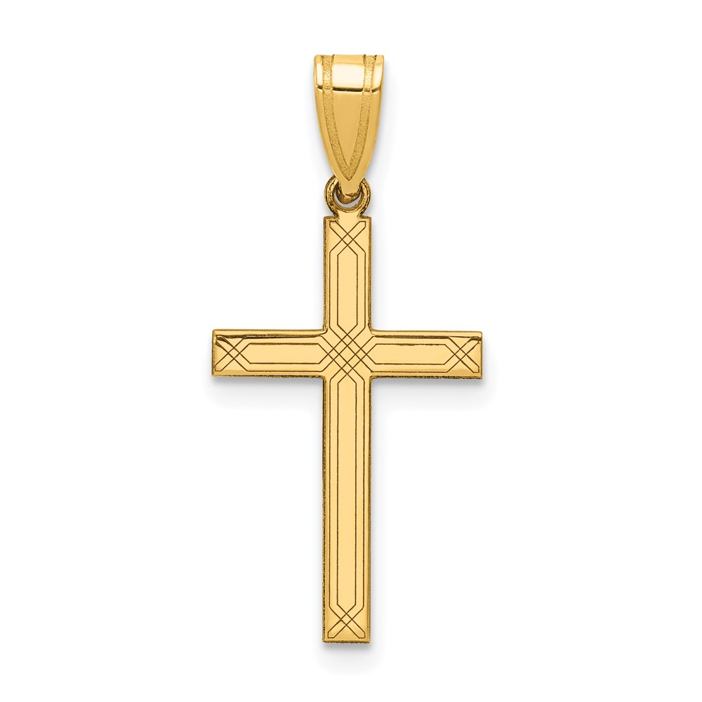 XR544.jpg 14k Cross Charm - Image 1