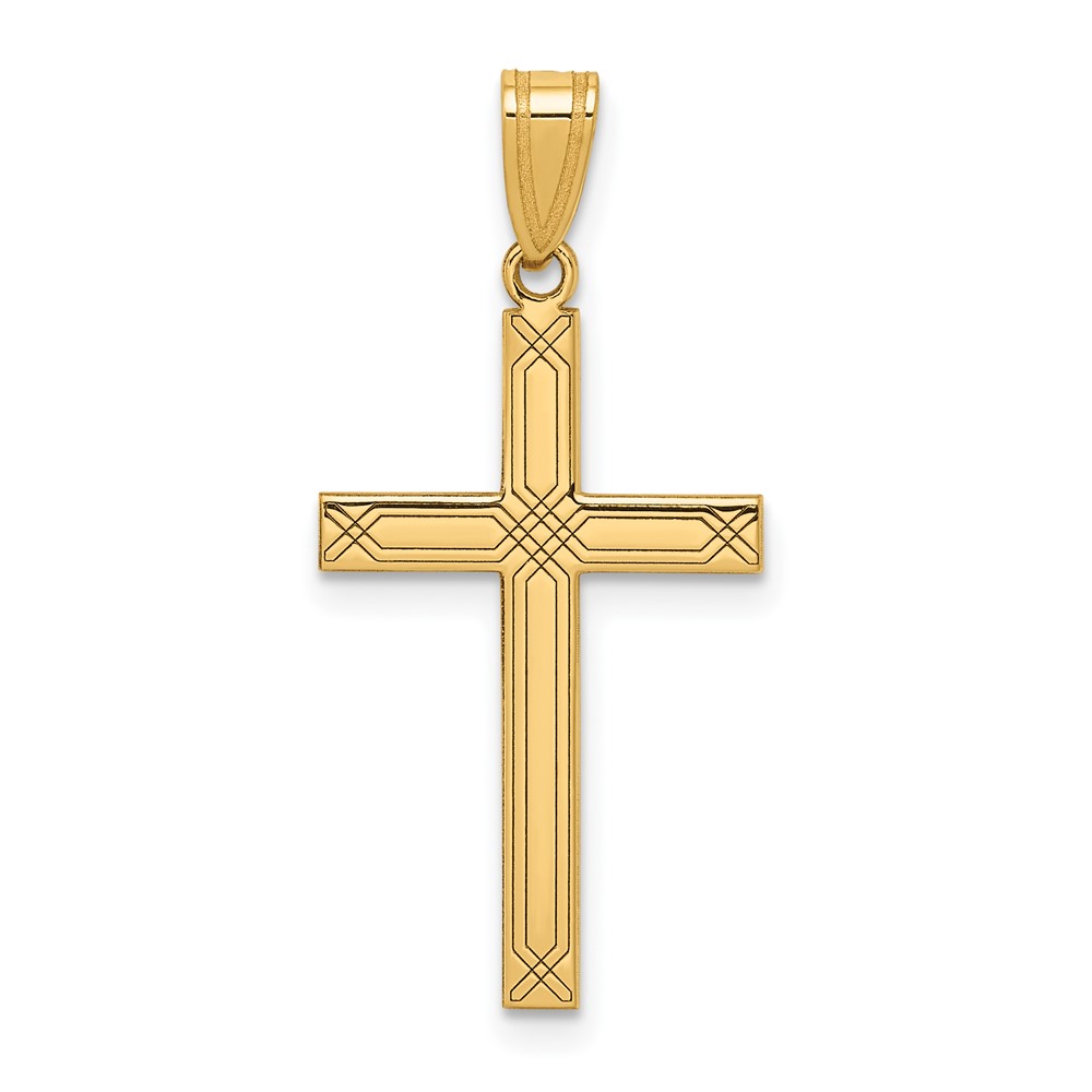 XR545.jpg 14k Cross Pendant - Image 1