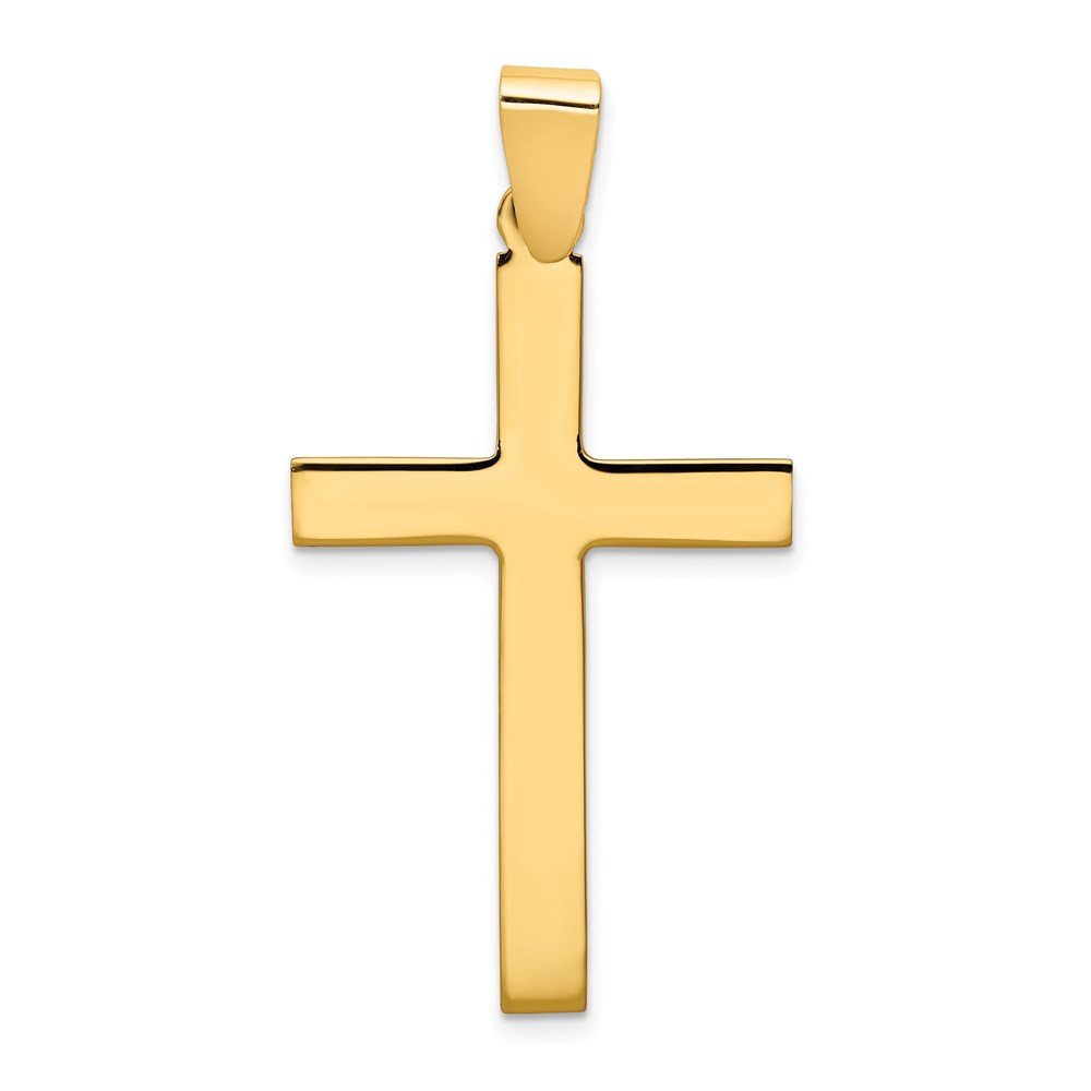 XR566.jpg 14k Polished Cross Pendant - Image 1