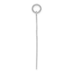 14K White Gold Laser Designed Cross Pendant - Image 2