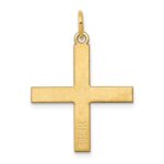 14K Laser Designed Greek Cross Pendant - Image 4