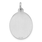 Sterling Silver Rhodium-plated Medical Jewelry Pendant - Image 3