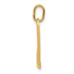 14k Yellow Gold Letter D Initial Charm - Image 2