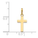 14k Children's Cross Pendant - Image 3