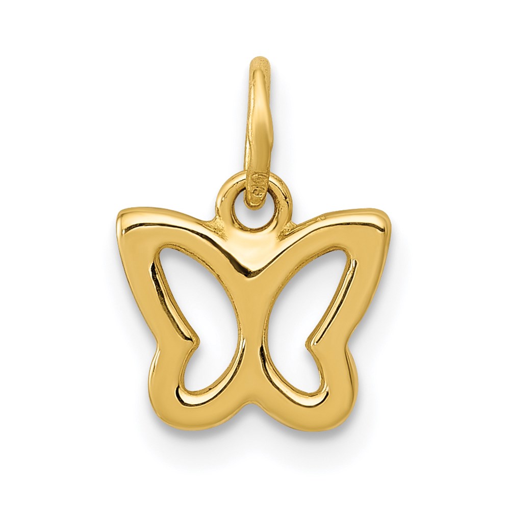 YC1242.jpg 14k Polished Butterfly Pendant - Image 1