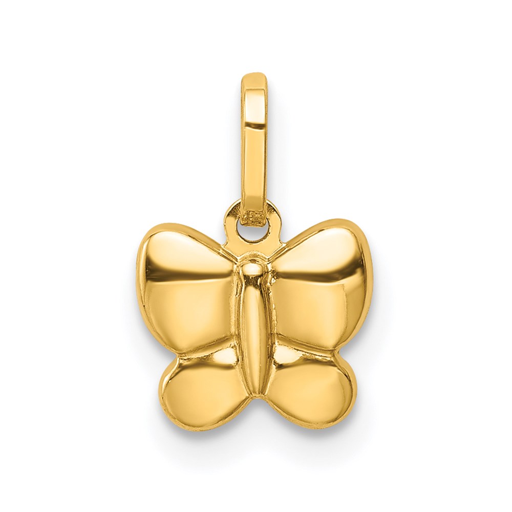 YC1409.jpg 14k Polished Butterfly Charm - Image 1