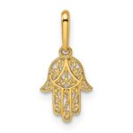 14k Hamsa Pendant