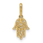 14k Hamsa Pendant - Image 4