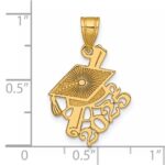 14K Graduation Cap and Slanted Diploma 2025 Charm - Image 4