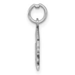 14K White Gold Graduation Cap and Diploma 2025 Charm - Image 2