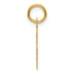 14K  Slanted Block Letter F Initial Charm - Image 2