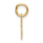 14K Small Script Letter N Initial Charm - Image 2