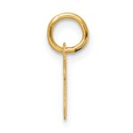 14K Small Script Letter W Initial Charm - Image 2