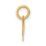 14k Polished and Satin Horizontal 2025 Charm - Image 2