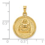 14K Hollow Buddha Charm - Image 4