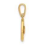 14K Polished Multi-color CZ Evil Eye Pendant - Image 2