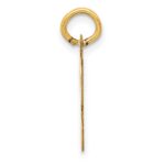 14KY Script Letter H Initial Charm - Image 2