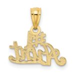 14k #1 AUNT Pendant - Image 3