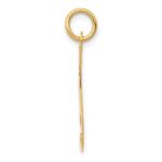 14k Large Fancy Script Letter G Initial Charm - Image 2