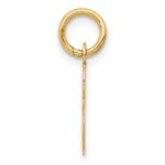 14k Small Script Letter S Initial Charm - Image 2