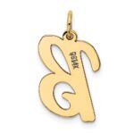 14k Large Script Letter B Initial Charm - Image 3