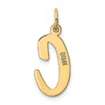 14k Large Script Letter C Initial Charm - Image 3