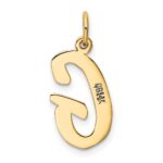 14k Large Script Letter G Initial Charm - Image 3