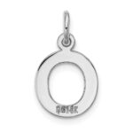 14KW Small Block Letter O Initial Charm - Image 4