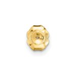 14k 1/4 carat Lab Grown Diamond VS/SI+ G+ Princess Complete Four Prong Stud Earrings - Image 5