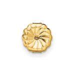 14k 1 1/2 carat Certified Lab Grown Diamond VS+ F+ Princess Complete Four Prong Stud Earrings - Image 5