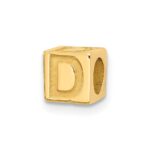 14ky Alphabet Bead Letter D