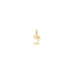 14K Mini Flamingo Charm - Image 2
